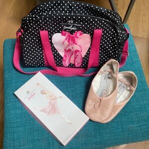 American ballet theater spotlights ballerina bag.